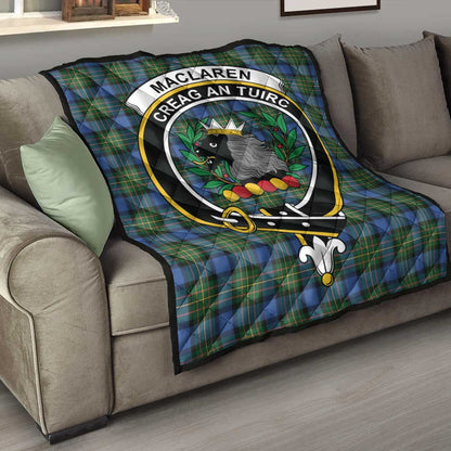 MacLaren Ancient Tartan Crest Quilt