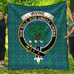 Irvine Ancient Tartan Crest Quilt