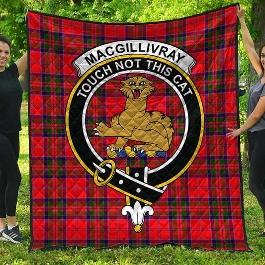 MacGillivray Modern Tartan Crest Quilt