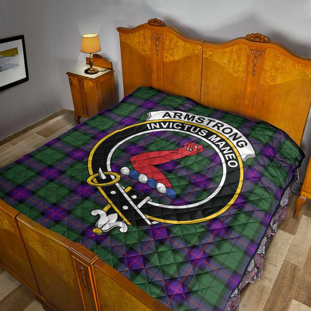 Armstrong Modern Tartan Crest Quilt