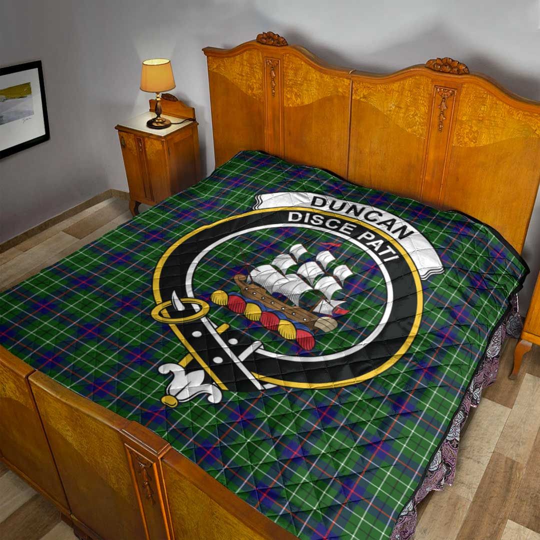 Duncan Modern Tartan Crest Quilt