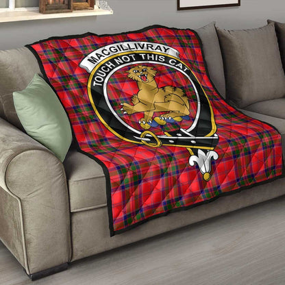 MacGillivray Modern Tartan Crest Quilt