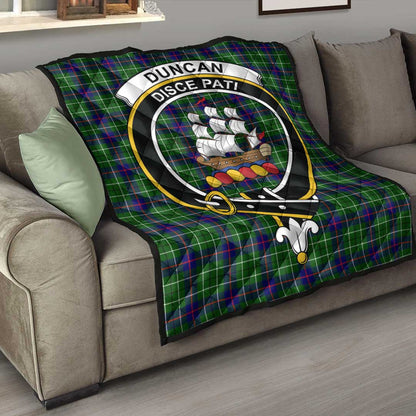 Duncan Modern Tartan Crest Quilt