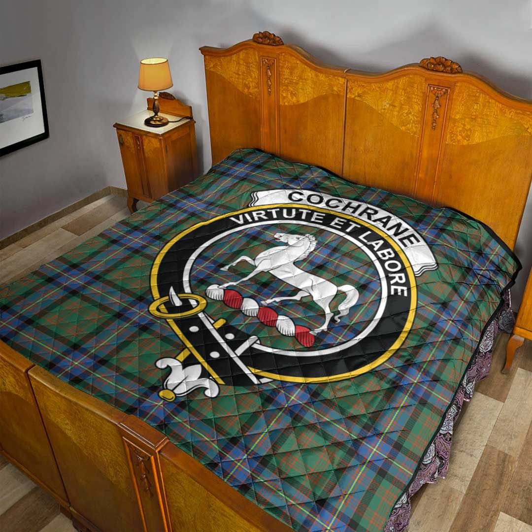 Cochrane Ancient Tartan Crest Quilt