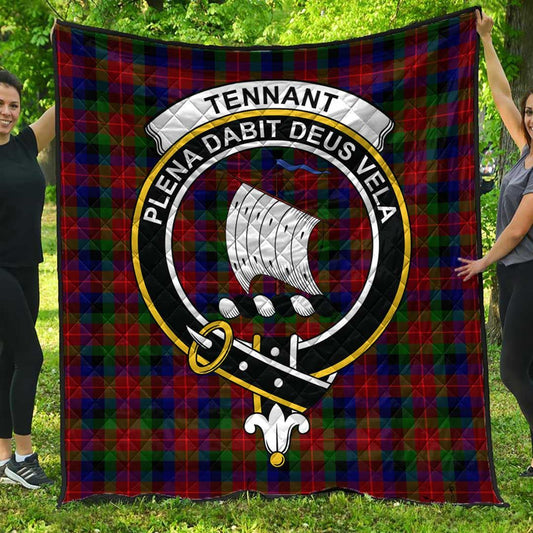 Tennant Tartan Crest Quilt