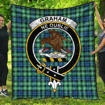 Graham of Montrose Ancient Tartan Crest Quilt