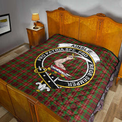 Ainslie Tartan Crest Quilt