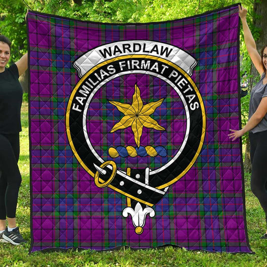 Wardlaw Modern Tartan Crest Quilt