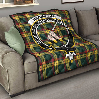 MacMillan Old Modern Tartan Crest Quilt