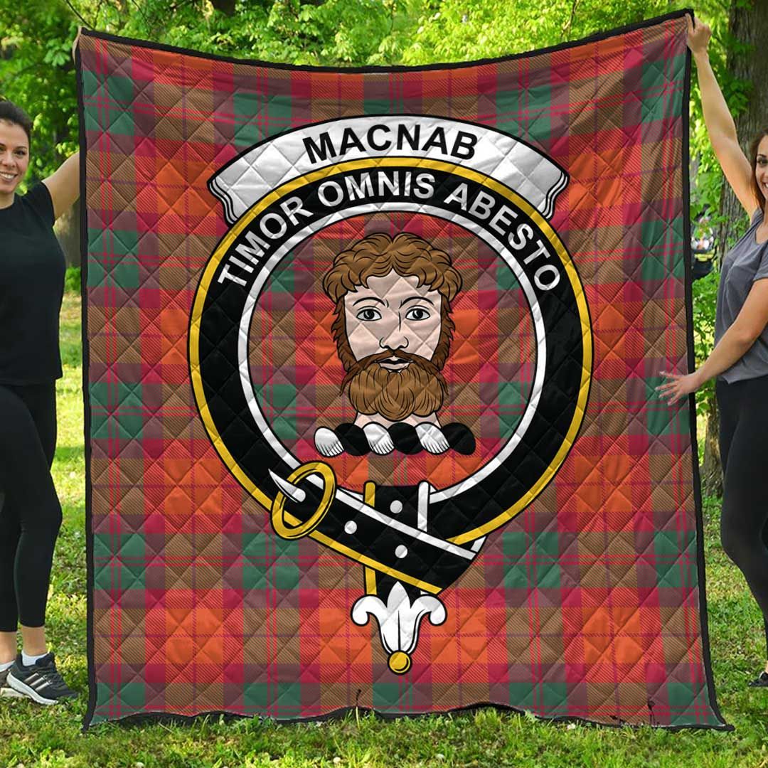 MacNab Ancient Tartan Crest Quilt