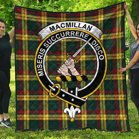 MacMillan Old Modern Tartan Crest Quilt