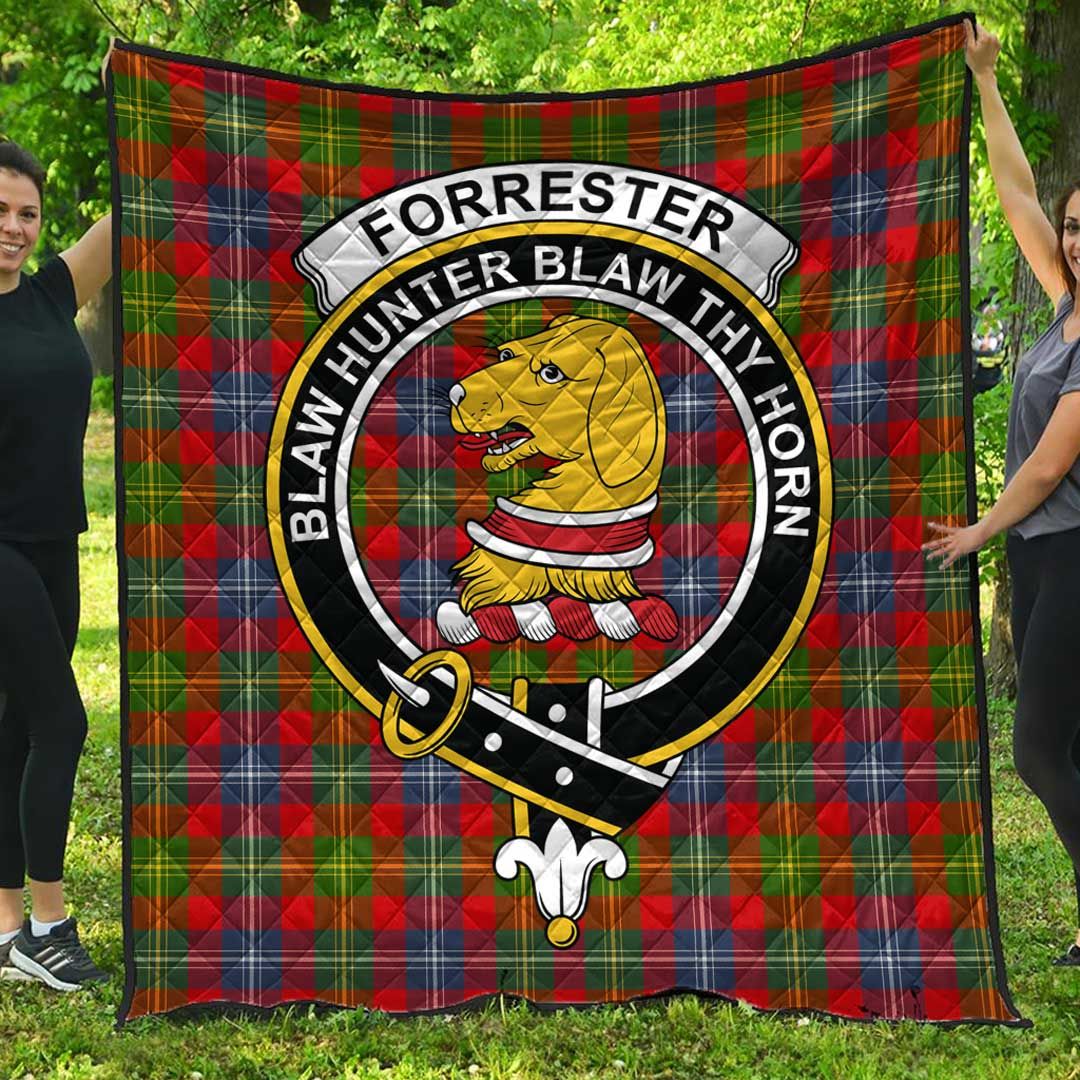 Forrester Tartan Crest Quilt