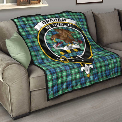 Graham of Montrose Ancient Tartan Crest Quilt