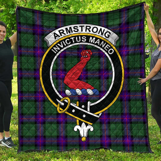 Armstrong Modern Tartan Crest Quilt