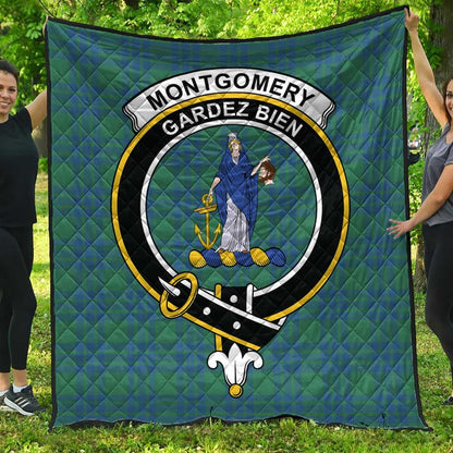 Montgomery Ancient Tartan Crest Quilt