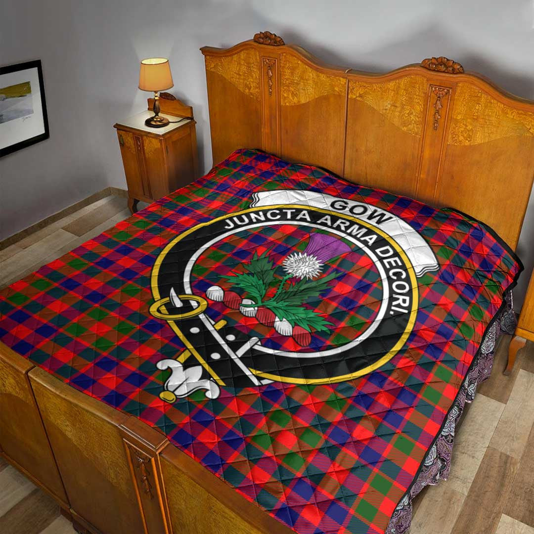 Gow Modern Tartan Crest Quilt