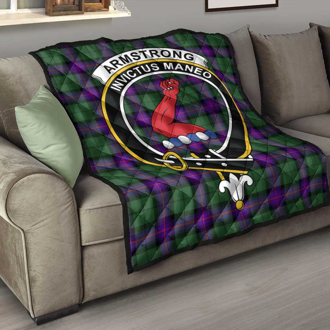 Armstrong Modern Tartan Crest Quilt