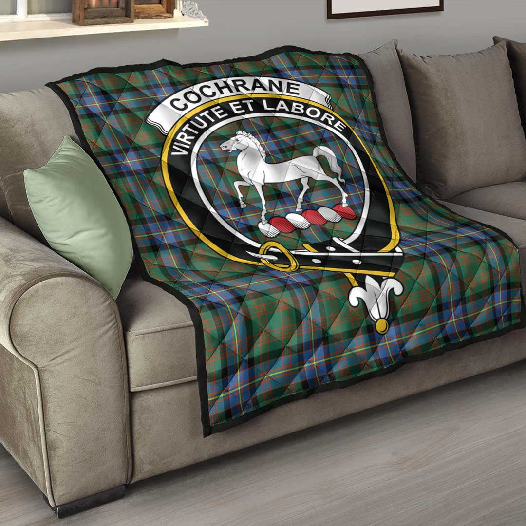 Cochrane Ancient Tartan Crest Quilt