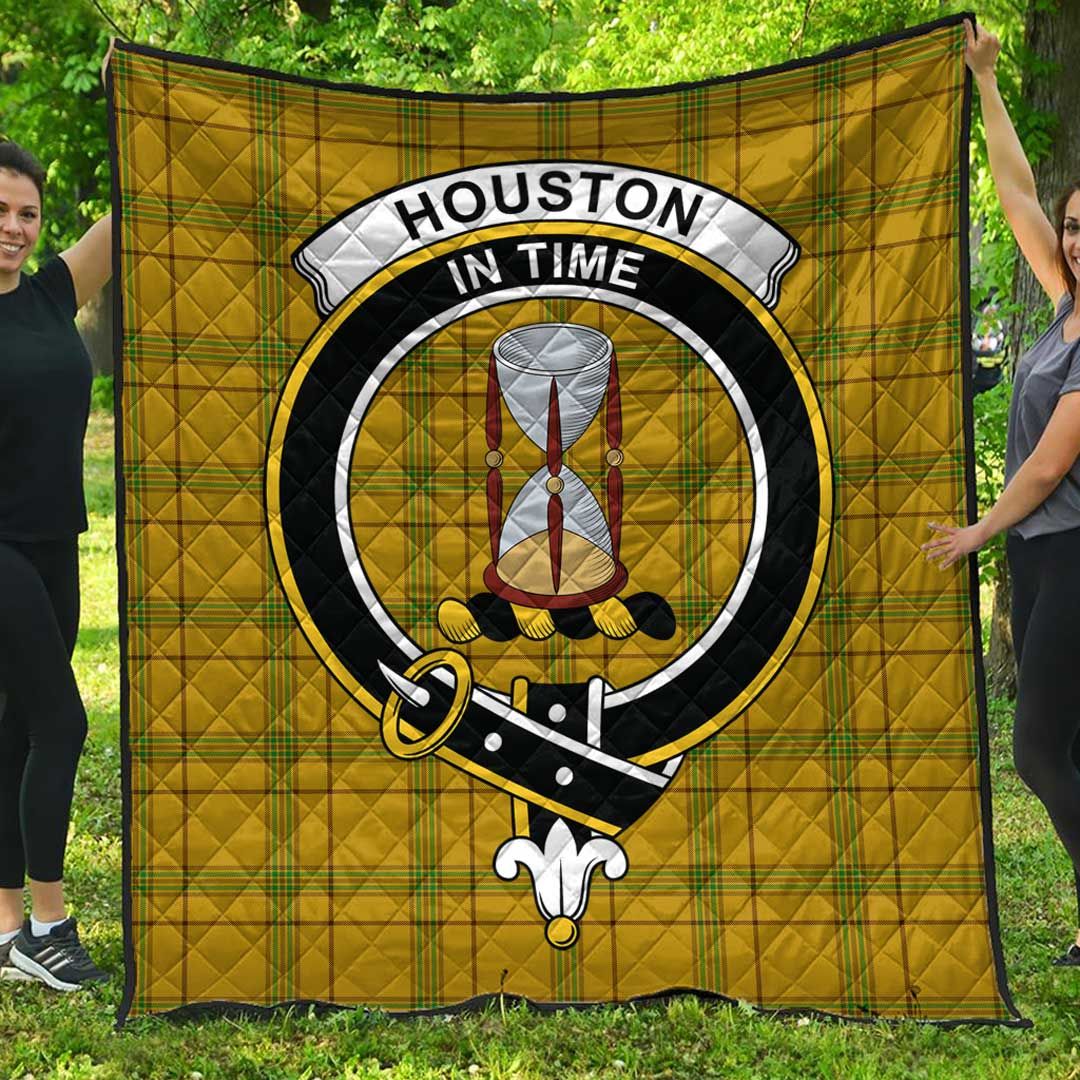 Houston Tartan Crest Quilt