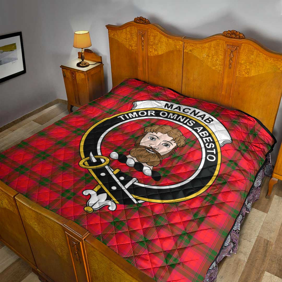 MacNab Modern Tartan Crest Quilt