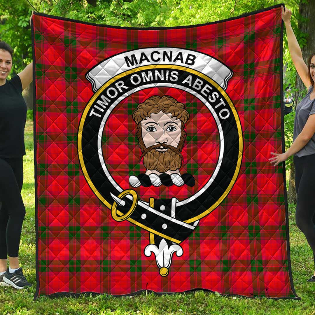 MacNab Modern Tartan Crest Quilt