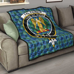 Falconer Tartan Crest Quilt