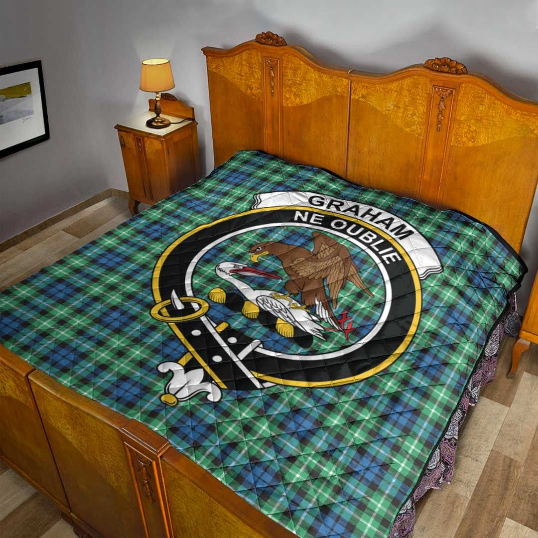 Graham of Montrose Ancient Tartan Crest Quilt