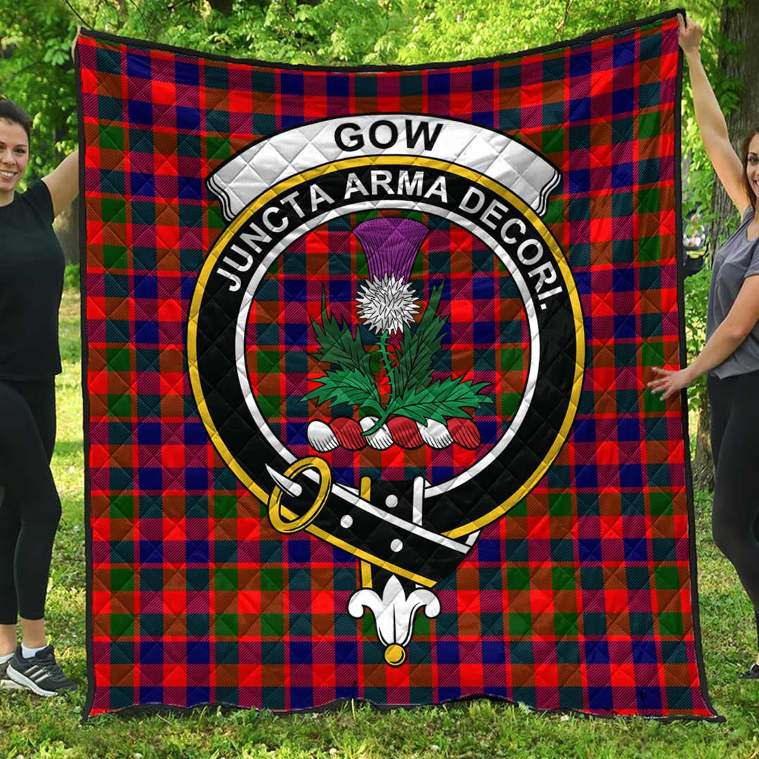 Gow Modern Tartan Crest Quilt