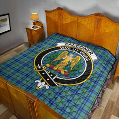 Falconer Tartan Crest Quilt