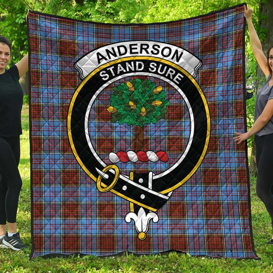 Anderson Modern Tartan Crest Quilt