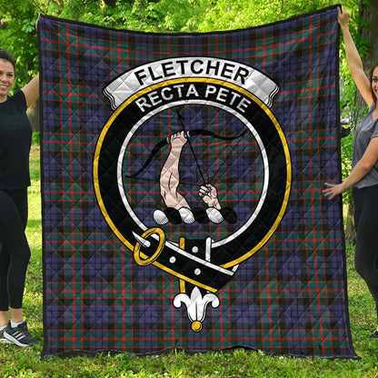 Fletcher of Dunans Tartan Crest Quilt