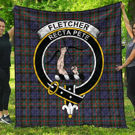 Fletcher of Dunans Tartan Crest Quilt