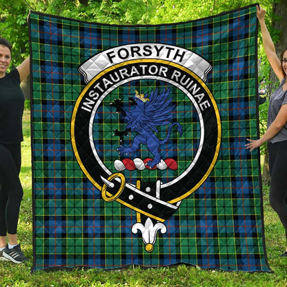 Forsyth Ancient Tartan Crest Quilt