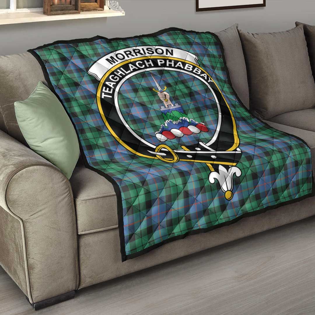 Morrison Ancient Tartan Crest Quilt