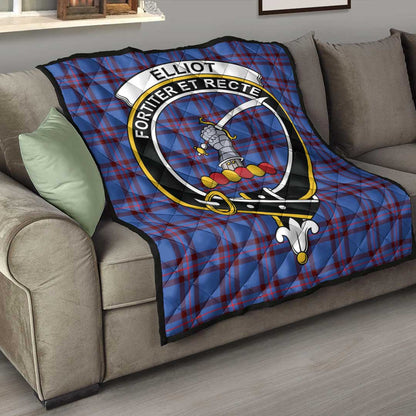 Elliot Modern Tartan Crest Quilt