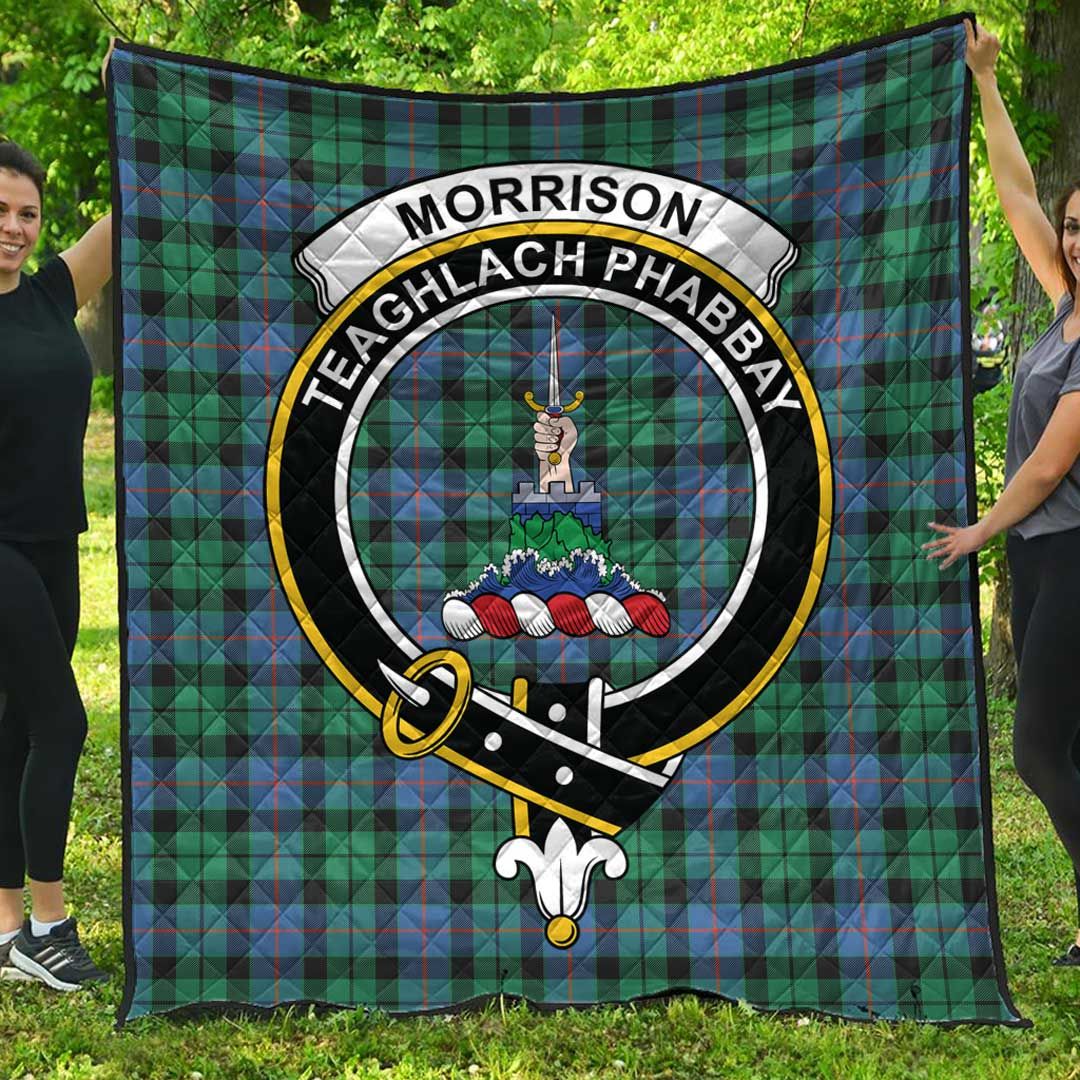 Morrison Ancient Tartan Crest Quilt