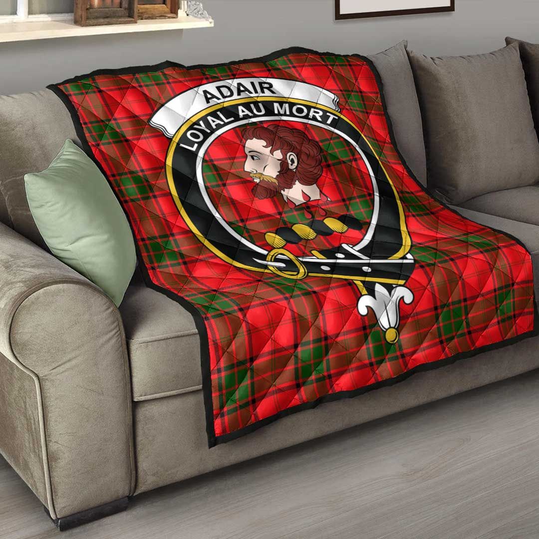 Adair Tartan Crest Quilt