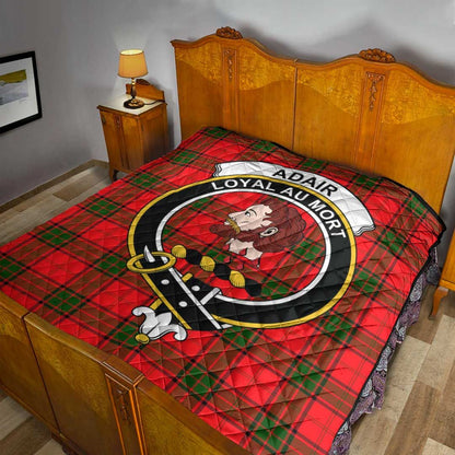 Adair Tartan Crest Quilt