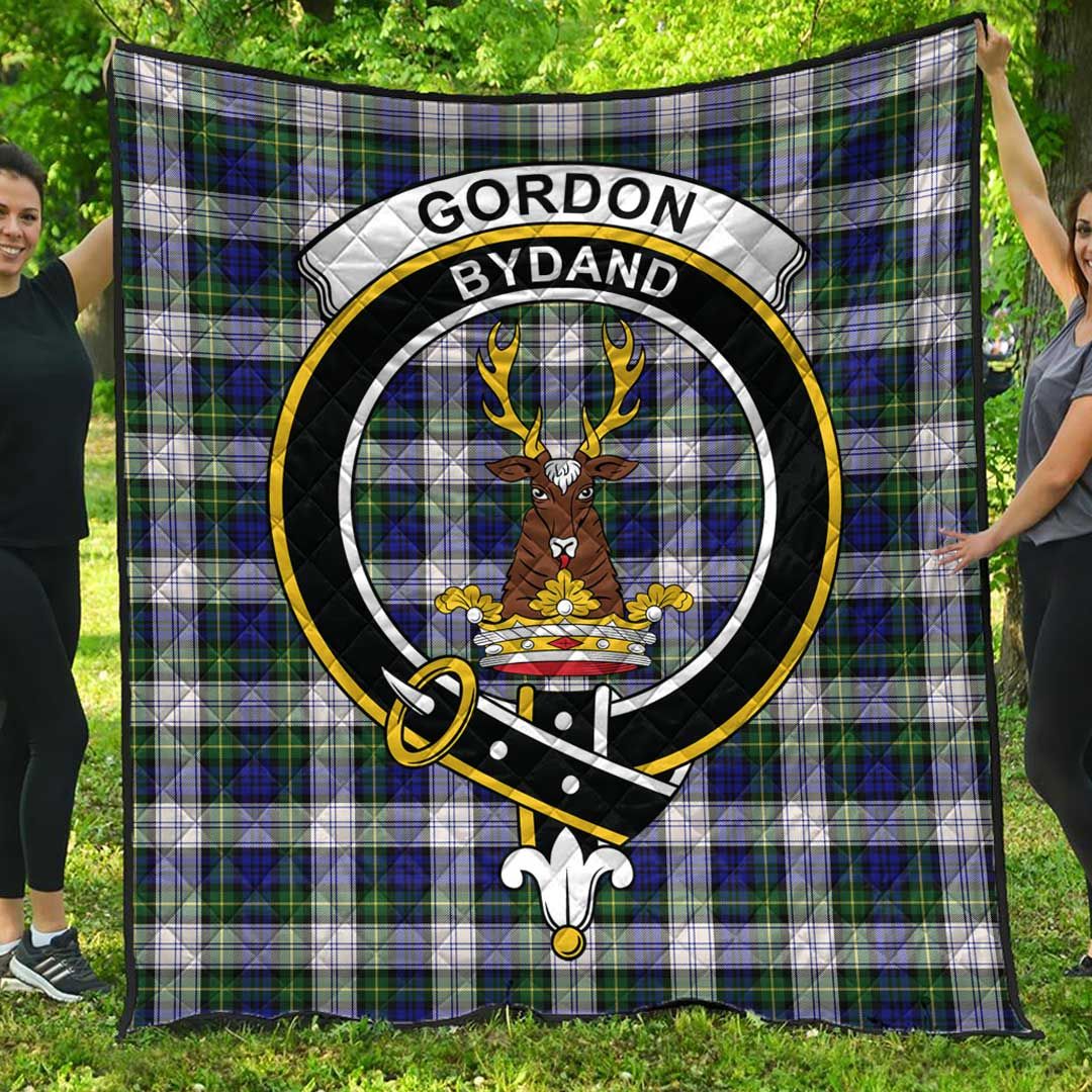 Gordon Dress Modern Tartan Crest Quilt