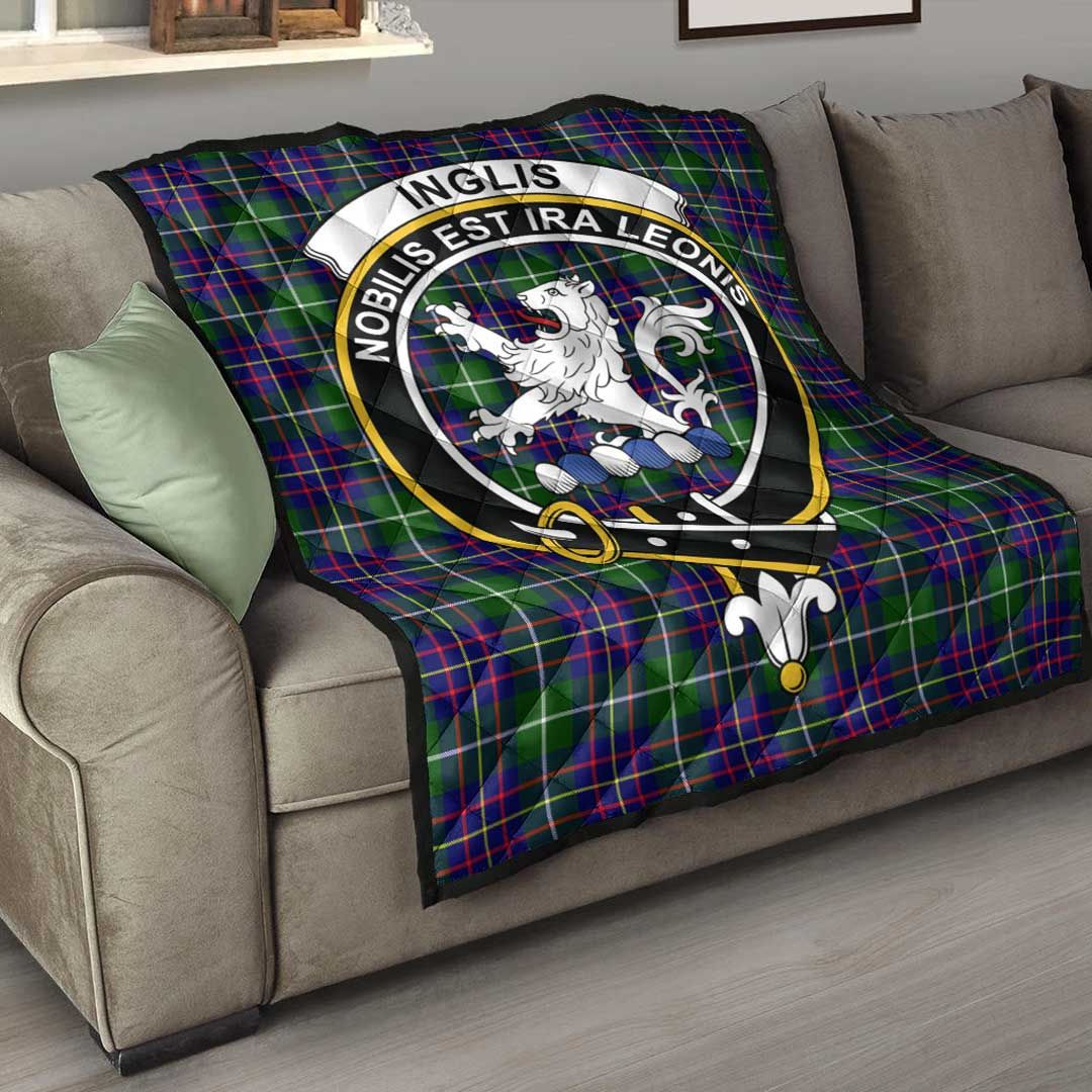 Inglis Modern Tartan Crest Quilt