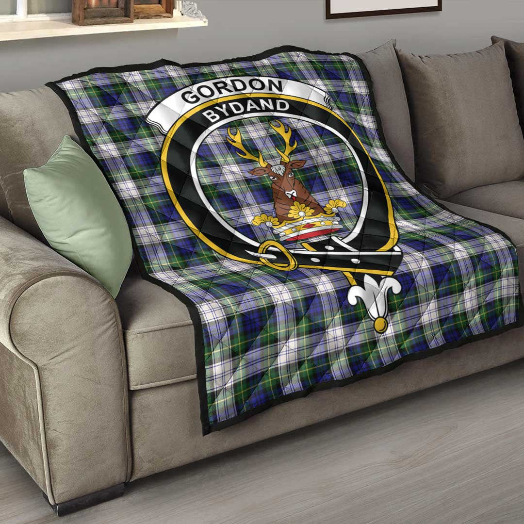 Gordon Dress Modern Tartan Crest Quilt