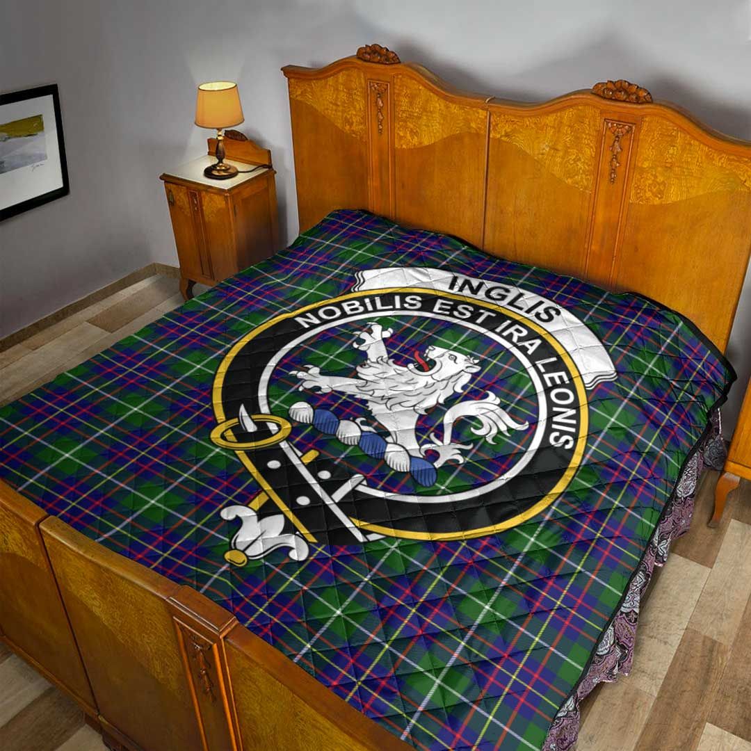 Inglis Modern Tartan Crest Quilt