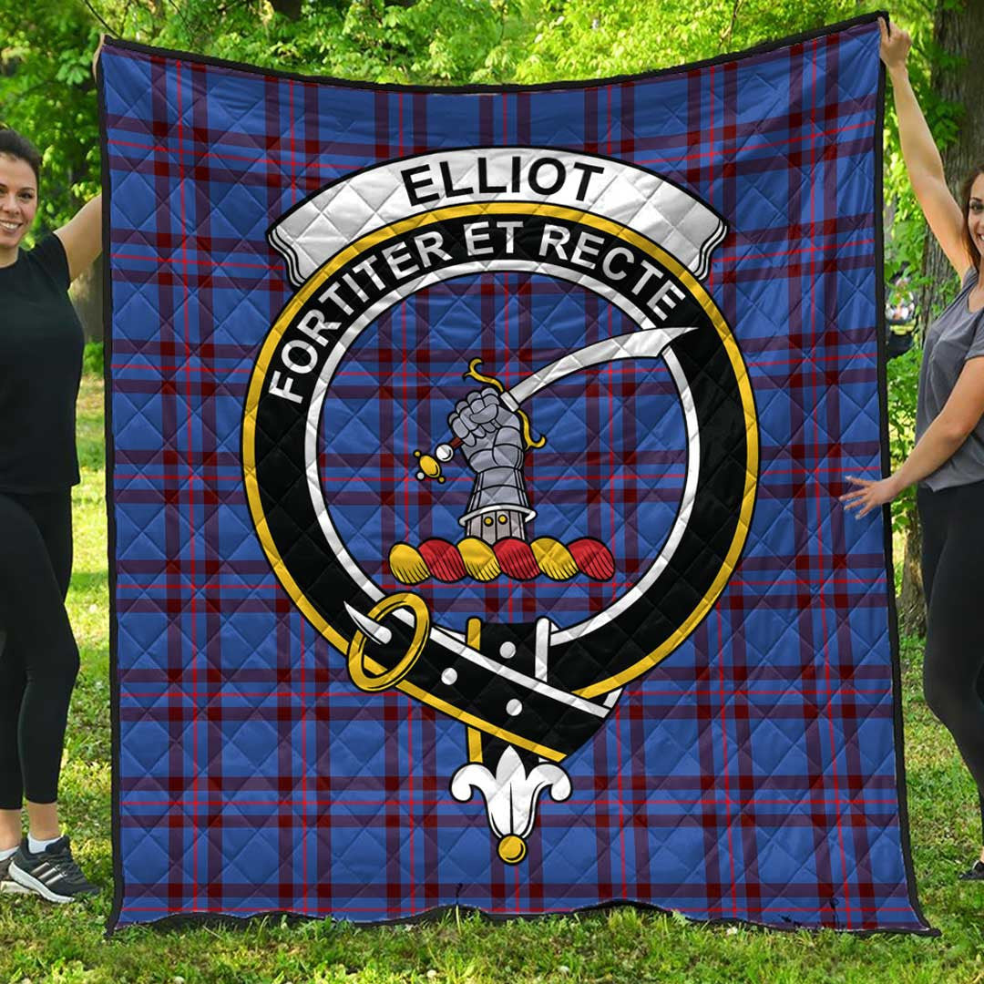 Elliot Modern Tartan Crest Quilt