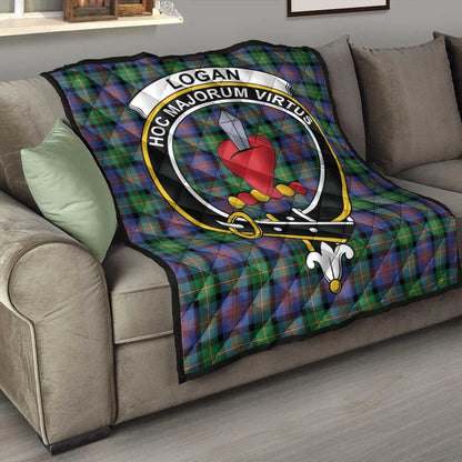 Logan Ancient Tartan Crest Quilt