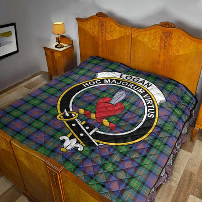 Logan Ancient Tartan Crest Quilt