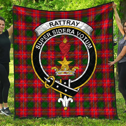 Rattray Modern Tartan Crest Quilt