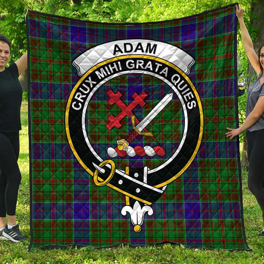 Adam Tartan Crest Quilt