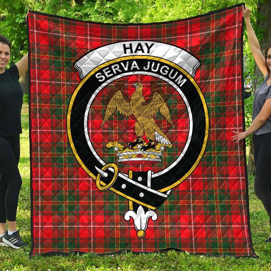 Hay Modern Tartan Crest Quilt