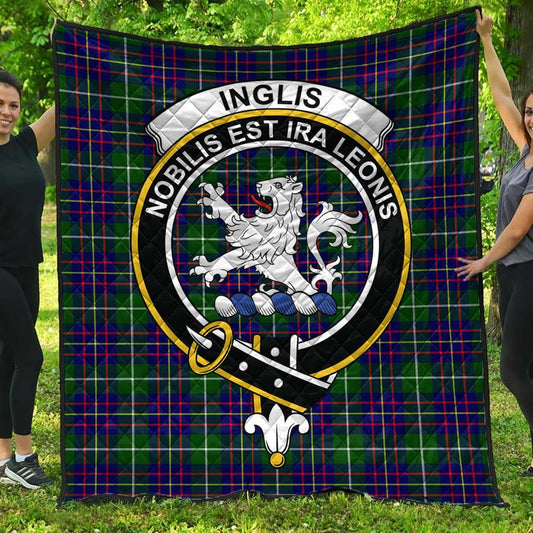 Inglis Modern Tartan Crest Quilt