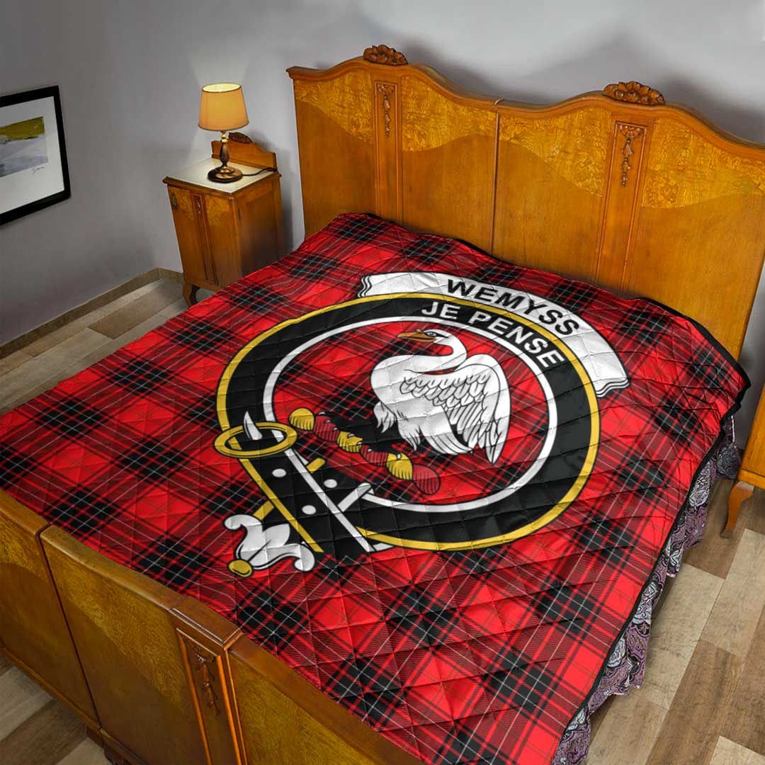 Wemyss Modern Tartan Crest Quilt